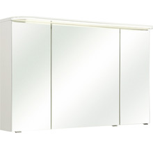 Spiegelschrank Balto Sprint 120 x 17 x 70,3 cm weiß 3-türig LED IP 20
