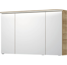 Spiegelschrank Balto Sprint 120 x 17 x 70,3 cm eiche riviera 3-türig LED IP 20