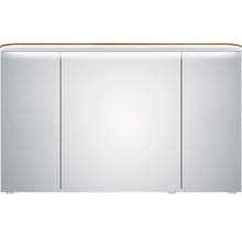 Spiegelschrank Balto Sprint 120 x 17 x 70,3 cm eiche riviera 3-türig LED IP 20