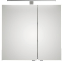 Spiegelschrank Serie 6005 Sprint 75 x 17 x 70,3 cm weiß 2-türig LED IP 20