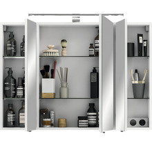 Spiegelschrank Serie 6005 Sprint 98 x 17 x 70,3 cm weiß 3-türig LED IP 20