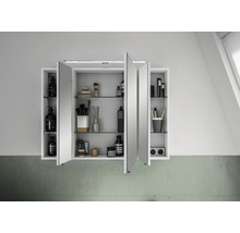 Spiegelschrank Serie 6005 Sprint 98 x 17 x 70,3 cm weiß 3-türig LED IP 20