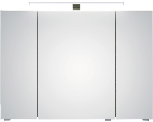 Armoire de toilette Pelipal Serie 6005 Sprint 98 x 17 x 70,3 cm chêne riviera 3 portes led IP 20