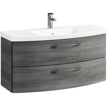 Waschtischunterschrank mit zwei Schubladen und Waschbecken
