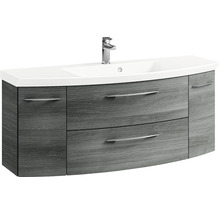 Waschtischunterschrank mit Waschbecken und zwei Schubladen