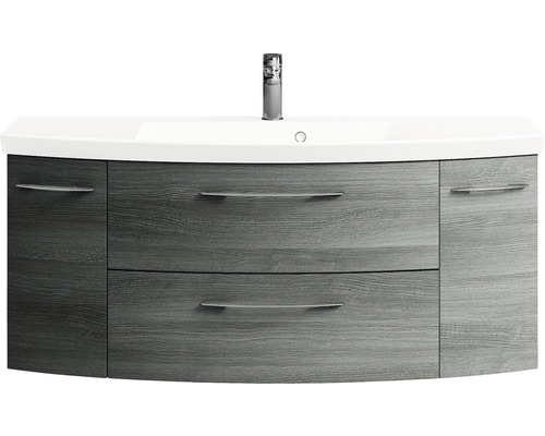 Meuble sous-lavabo avec deux tiroirs et lavabo