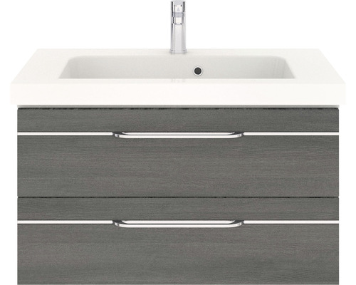 Meuble sous-lavabo avec deux tiroirs et lavabo