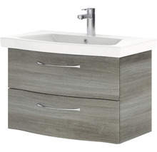Waschtischunterschrank mit zwei Schubladen und Waschbecken