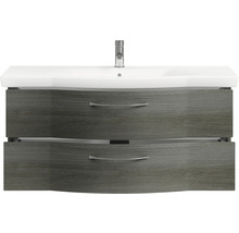 Waschtischunterschrank mit zwei Schubladen und Waschbecken