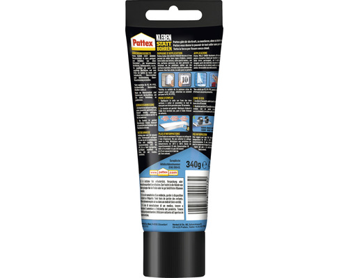Dos de la cartouche Pattex Kleben statt Bohren