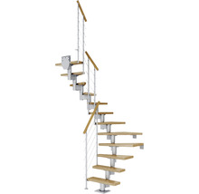 Wendeltreppe aus Holz und Metall für den Innenbereich