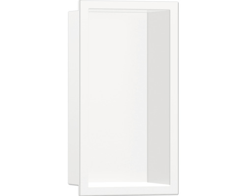 Wandnische hansgrohe XtraStoris Original 300 x 150 x 100 mm weiß matt 56057700 Weißer Wandschrankrahmen für Badezimmer