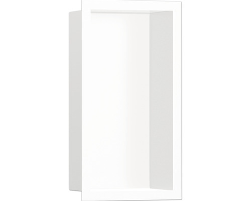 Wandnische hansgrohe XtraStoris Individual 300 x 150 x 100 mm weiß matt 56096700 Weißer Hochschrankrahmen ohne Tür