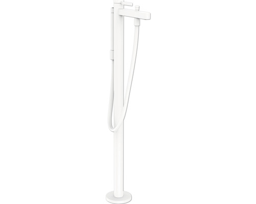 Robinet sur pied pour baignoire hansgrohe Finoris blanc mat 76445700