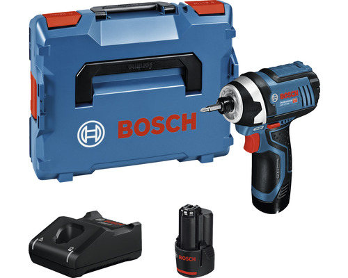 Visseuse à choc sans fil Bosch Professional GDR 12V-105 1/4" six pans creux, y compris 2 x batteries (2.0Ah) et chargeur
