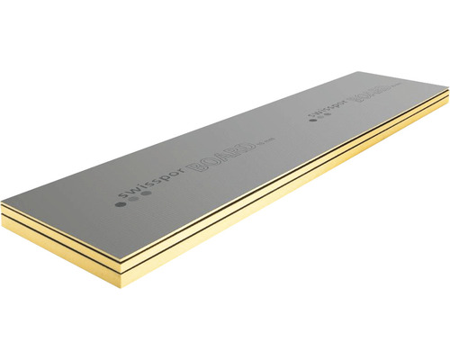 Panneau de construction swissporBOARD 2600 mm x 600 mm x 10 mm Panneau isolant Swissopor Board