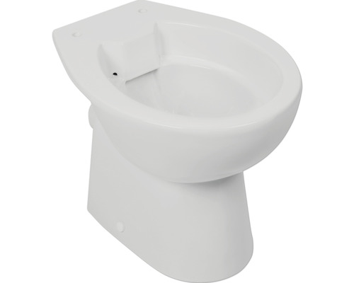 WC à poser aquaSu Basic cuvette à fond creux sans bride de rinçage Manhattan sans abattant WC