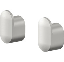 Zwei Kleiderhaken aus Metall