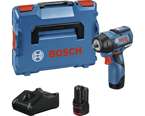 Visseuse à choc sans fil Bosch Professional GDR 12V-105 3/8 pouces, y compris 2 x batteries (3.0Ah) et chargeur