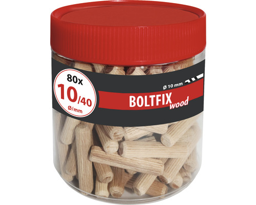 Holzdübel Tox Boltfix wood 10x40 mm 80 Stück