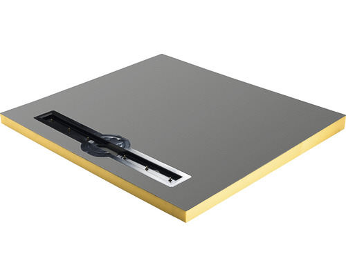 Befliesbares Duschelement Swisspor Doccia Linea 1200 x 900 x 50 mm 300083 Duschboard mit integriertem Ablauf
