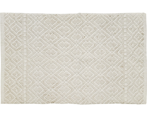 Teppich mit geometrischem Rautenmuster