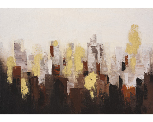 Peinture avec motif urbain abstrait