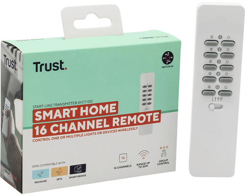 Trust Smart Home 16-Kanal-Fernbedienung mit Verpackung