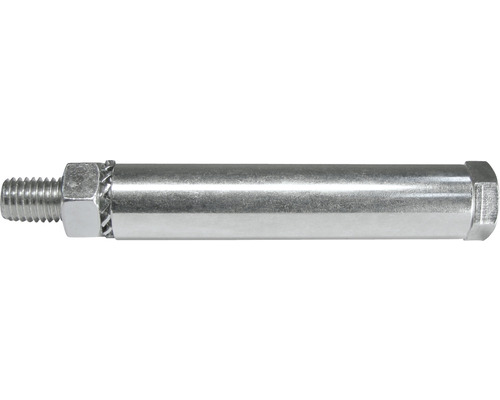 Accessoires pour essieux de brouette Müba, roue 20 sur 14 mm, moyeu de 88/100 mm Boulon d''ancrage métallique avec filetage
