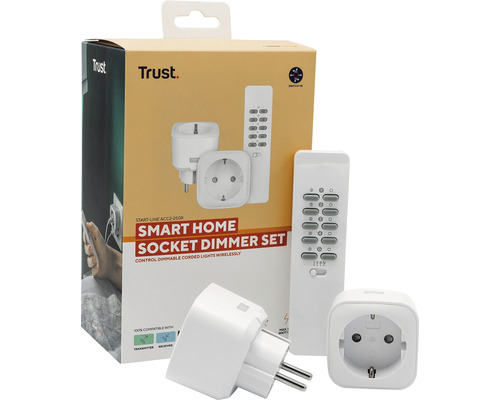 Trust Smart Home Socket Dimmer Set avec télécommande