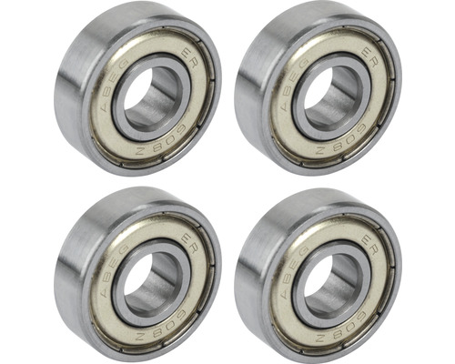 4 Pièces Roulement a bille,Roulement,Roulement 608,Deep groove ball  bearing,Bille de roulement,Roulement poulie,Pour planches à