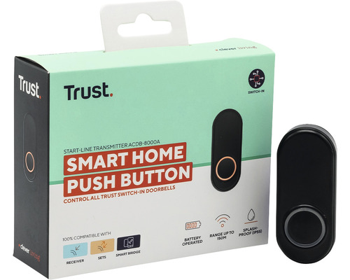 Trust Smart Home Push Button mit Verpackung