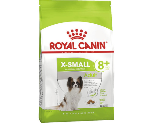 Hundefutter trocken Royal Canin X-Small Mature +8, 1,5 kg