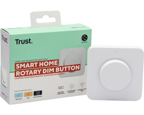 Trust Smart Home Drehdimmknopf mit Verpackung