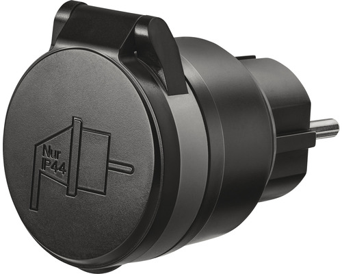 Schutzkontaktstecker mit Schutzart IP44