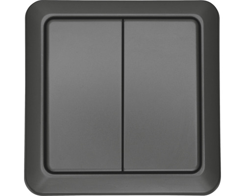 Doppelschalter für die Elektroinstallation