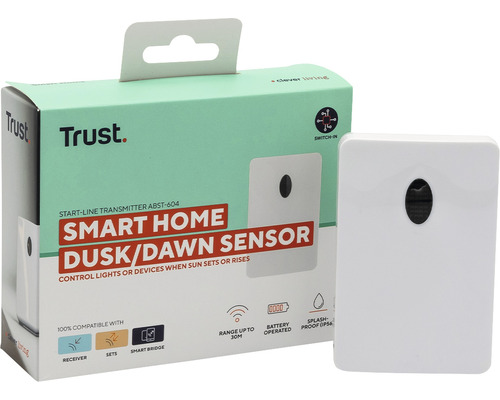 Trust Smart Home Dämmerungssensor mit Verpackung