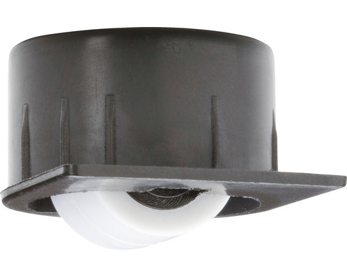 Tarrox Roulette à perçage PA 15 mm Roulette pour meubles avec boîtier en plastique et bille