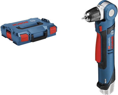 Perceuse d'angle sans fil Bosch Professional GWB 12V-10, sans batterie ni chargeur Visseuse d''angle sans fil Bosch Professional avec coffret de transport
