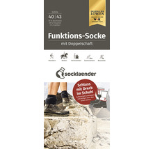 Chaussettes de fonction Socklaender noir Taille 40-43