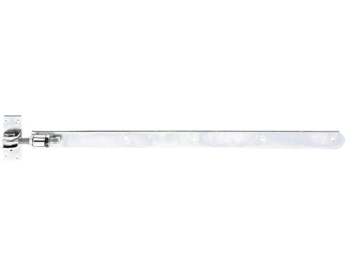 Gond de volet réglable, forme droite, 660 x 40 mm galvanisé, passivation couche épaisse Gond de volet réglable, forme droite, 660 x 40 mm galvanisé, passivation couche épaisse