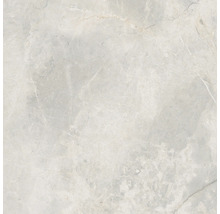 Feinsteinzeug Wand- und Bodenfliese Lido 119,7 x 119,7 x 0,8 cm weiß glänzend rektifiziert