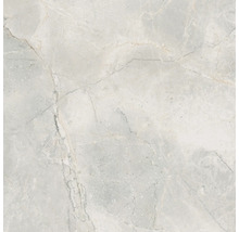 Feinsteinzeug Wand- und Bodenfliese Lido 119,7 x 119,7 x 0,8 cm weiß glänzend rektifiziert