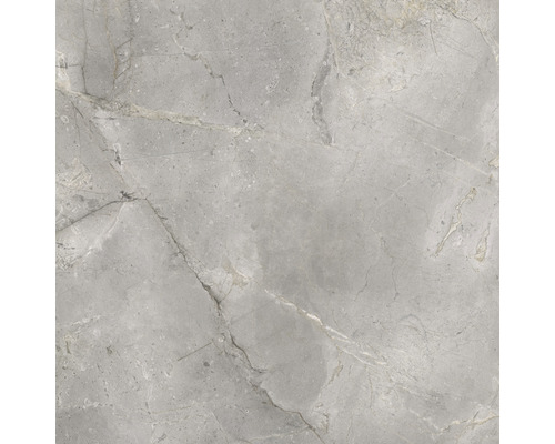 Carreau de sol gris aspect marbre