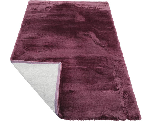 Tapis rectangulaire avec surface en fausse fourrure