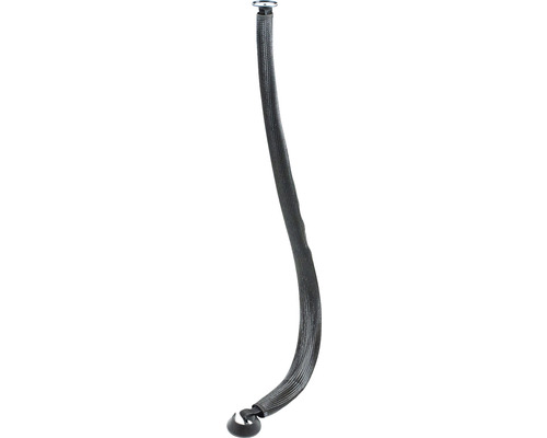 Guide-câbles FLEXIT M noir pour piètements de table réglables en hauteur Siphon flexible pour lavabo