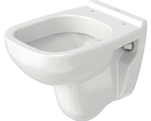 WC suspendu DURAVIT D-Code cuvette à fond creux avec bride de rinçage court blanc sans abattant WC 2211090000-0