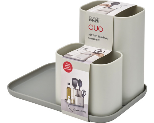 Joseph Joseph Duo Küchenarbeitsplatten-Organizer mit Ablage