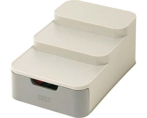 Joseph & Joseph Ablage mit Comoact Duo Schublade grau 85172 Joseph Joseph Logo Gewürzregal mit drei Stufen und Schublade