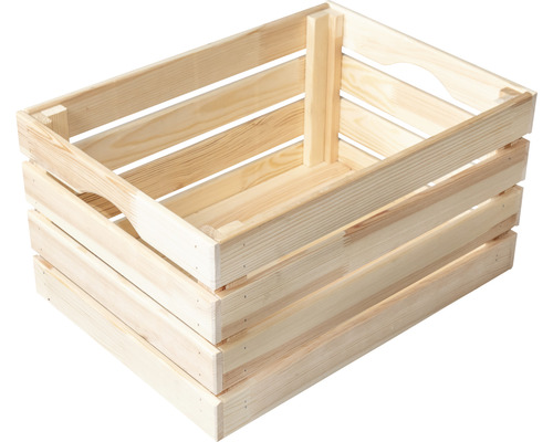 Caisse en bois construction modulaire 44,5x32x23 cm
